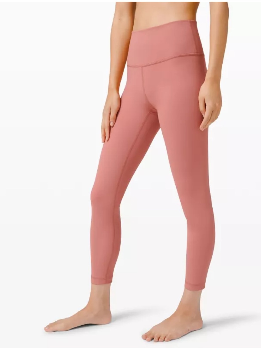lululemon athletica Dusty Rose wonder under Athletic Leggings
